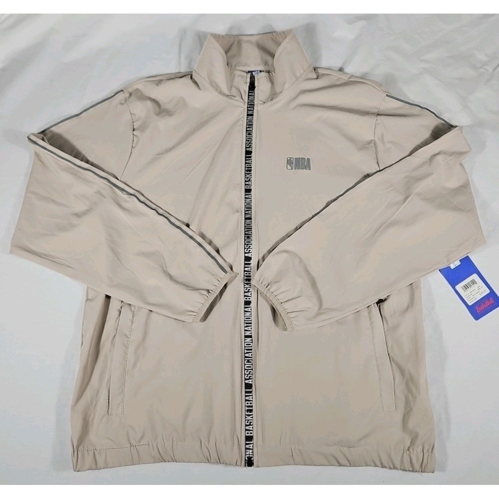 Tan/Sand NBA Track Jacket. Size large,‎ Brand New Condition, With Original Tags
